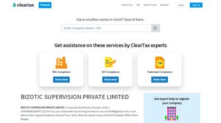 
                            12. BIZOTIC SUPERVISION PRIVATE LIMITED - ClearTax