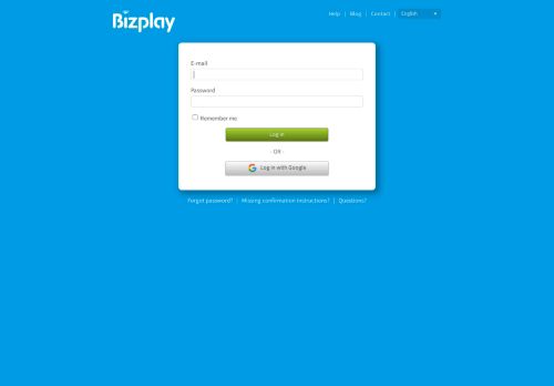 
                            7. Bizplay: Log in