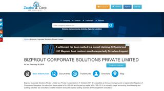 
                            4. BIZPROUT CORPORATE SOLUTIONS PRIVATE LIMITED - Company ...