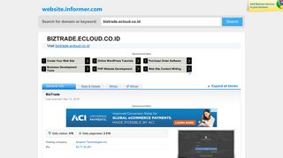 
                            7. biztrade.ecloud.co.id at Website Informer. BizTrade. Visit Biz Trade ...