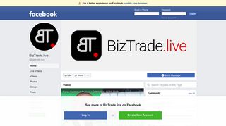 
                            10. BizTrade.live - Home | Facebook