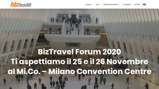 
                            3. BizTravel Forum - Mobility, Eventi, Turismo, Incoming