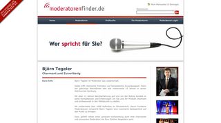 
                            13. Björn Tegeler - Moderator - Moderatorenfinder