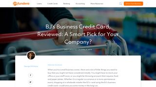 
                            9. BJ's Business Credit Card, Reviewed: A Smart Pick for Your Company?