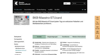 
                            10. BKB-STUcard - Privatkunden - Basler Kantonalbank