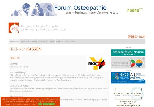 
                            10. BKK 24 - Krankenkassen - OSTEOKOMPASS.de