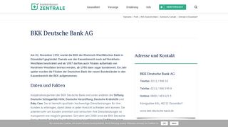 
                            5. ▷ BKK Deutsche Bank - Adresse & Kontakt - Zentrale in Düsseldorf