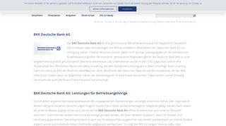 
                            11. BKK Deutsche Bank AG - Betriebskrankenkasse » Adresse ... - GELD.de