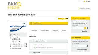 
                            12. BKK Finder: Welche BKK passt zu mir? BKK Werra-Meissner