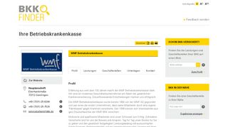 
                            13. BKK Finder: Welche BKK passt zu mir? WMF BKK