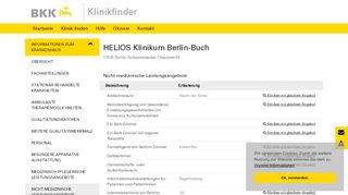 
                            8. BKK Klinikfinder / HELIOS Klinikum Berlin-Buch in 13125 Berlin / Nicht ...