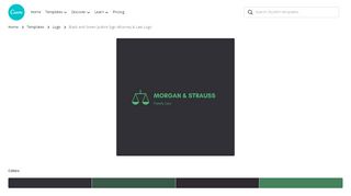 
                            10. Black and Green Justice Sign Attorney & Law Logo - Templates by ...