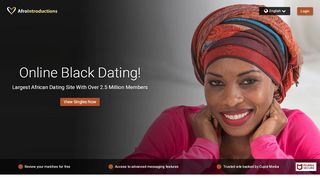 
                            6. Black Dating - AfroIntroductions.com
