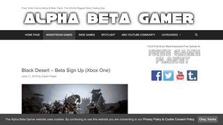 
                            7. Black Desert – Beta Sign Up (Xbox One) | Alpha Beta Gamer
