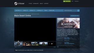 
                            5. Black Desert Online on Steam