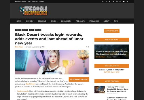 
                            11. Black Desert tweaks login rewards, adds events and loot ahead of ...