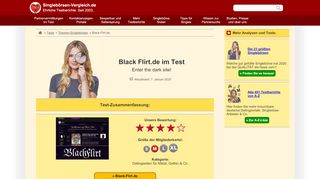 
                            5. Black-Flirt.de Test 2019: Die Schwarze-Szene-Singlebörse