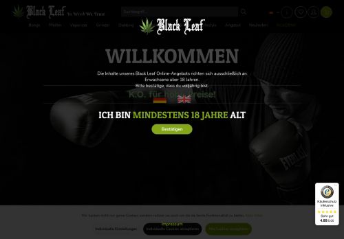 
                            3. Black Leaf – Online Headshop: From Stoners to Stoners | Black Leaf