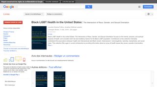 
                            13. Black LGBT Health in the United States: The Intersection of Race, ...
