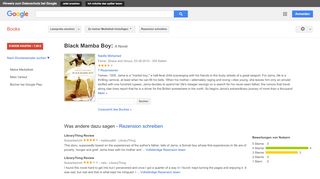 
                            10. Black Mamba Boy: A Novel