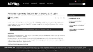 
                            9. Black Ops II - Activision Support