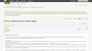 
                            1. Black screen after login - openSUSE Forums