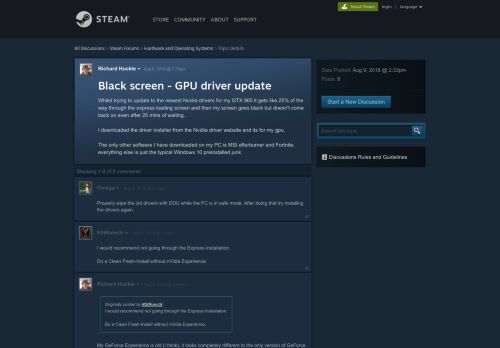 
                            7. Black screen - GPU driver update :: Hardware and Operating Systems ...