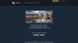 
                            2. Black screen when joining a server :: Conan Exiles General Discussions