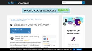 
                            13. BlackBerry Desktop Software Download Free - Manage the phone ...