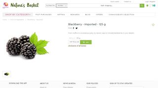 
                            12. Blackberry Fruit - Buy Blackberry Online of Best Price in India - Godrej ...