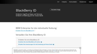 
                            9. BlackBerry ID - BlackBerry Login - Sign In to Apps & Services - Germany