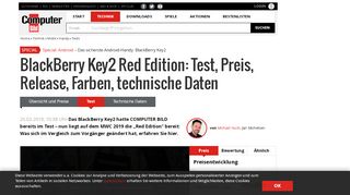 
                            8. BlackBerry Key2 Red Edition: Preis, Release, Farben - COMPUTER ...