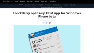 
                            8. BlackBerry opens-up BBM app for Windows Phone beta | Trusted ...