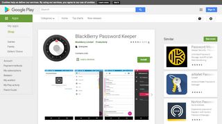 
                            10. BlackBerry Password Keeper - Apps on Google Play