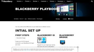 
                            2. BlackBerry PlayBook - Get Started - United States