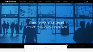 
                            6. BlackBerry Support - Enterprise Apps - BlackBerry UEM Cloud