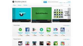 
                            3. BlackBerry World: Free & Paid BlackBerry Apps for Smartphones ...