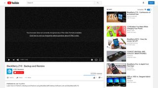 
                            12. BlackBerry Z10 : Backup and Restore - YouTube