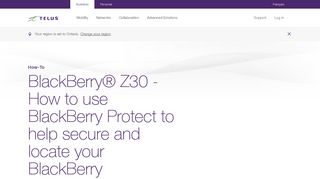 
                            12. BlackBerry Z30 - How to use BlackBerry Protect to help secure and ...
