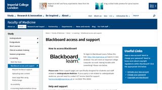 
                            13. Blackboard access and support | Faculty of Medicine | ...