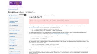 
                            3. Blackboard - Alliance Manchester Business School