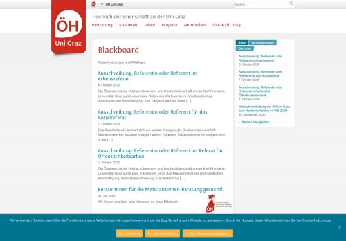 
                            3. Blackboard Archives - ÖH Uni Graz