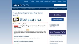 
                            4. Blackboard - BCTC - Baruch College