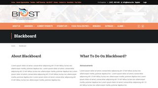 
                            3. Blackboard | Botswana International University of Science & Technology