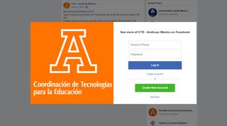 
                            9. Blackboard Day México 2018. Sigue... - CTE - Anáhuac México ...