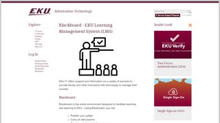 
                            2. Blackboard - EKU Learning Management System (LMS) | Information ...