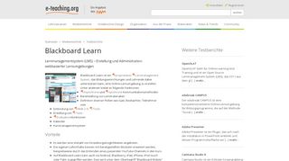 
                            10. Blackboard Learn — e-teaching.org