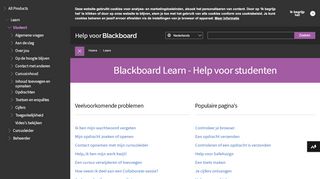 
                            8. Blackboard Learn - Help voor studenten | Help voor Blackboard