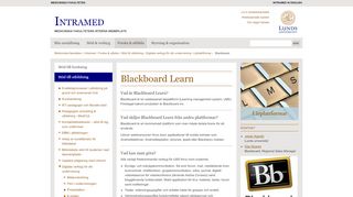 
                            3. Blackboard Learn | Medicinska fakulteten, Lunds universitet