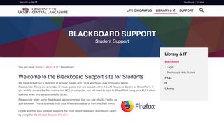 
                            4. Blackboard Learn - UCLan